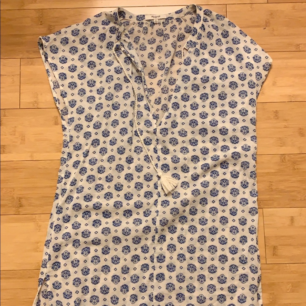 Madewell paisley swim coverup